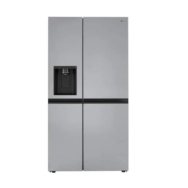 23 cu. ft. Side by Side Refrigerator with External Ice andWater Dispenser in PrintProof Stainless Steel, Counter Depth, image 1 of 12
