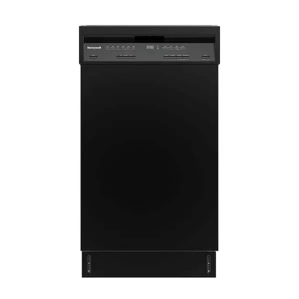 18 in. Dishwasher with 8 Place Settings, 6 Washing Programs, Stainless Steel Tub, UL/Energy Star-Black, image 1 of 7