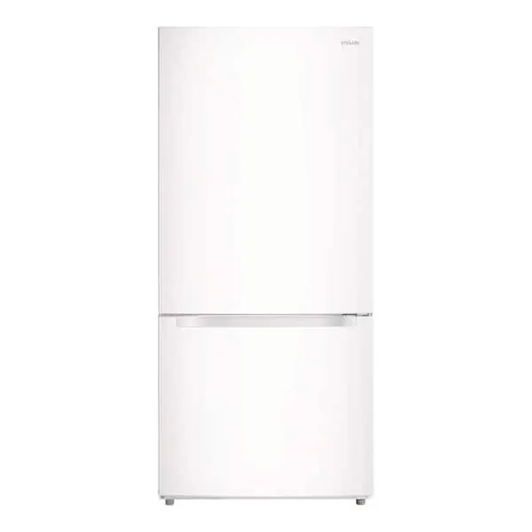 30 in. 18.7 cu. ft. Standard-Depth Bottom Freezer Refrigerator in White, Garage-Ready, image 1 of 11