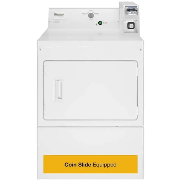 7.4 cu. ft. 240-Volt Commercial Electric Vented Dryer with Factory-Installed Coin-Slide, image 1 of 14