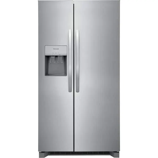 36 in. 26 cu. ft. Standard Depth Side by Side Refrigerator in Stainless Steel, image 1 of 12