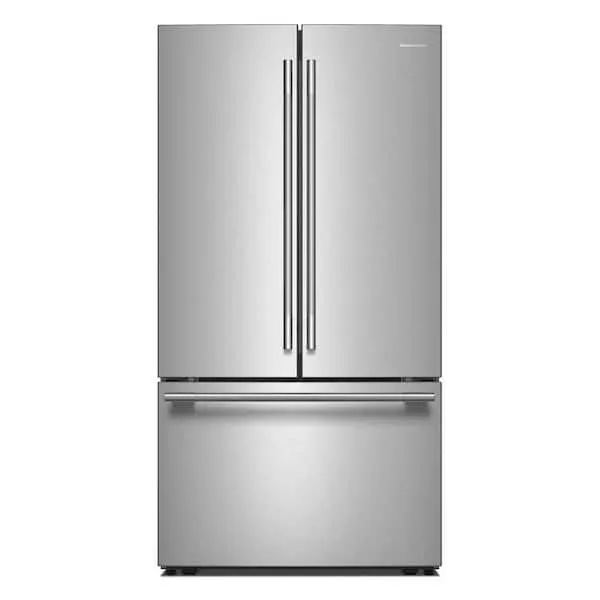 36 in. 31 cu. ft. Standard Depth French Door Refrigerator in PrintShield Stainless with Interior Water and Ice, image 1 of 15
