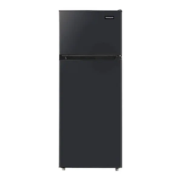 21.5 in. 7.5 cu. ft. Top Freezer Refrigerator in Black, image 1 of 6
