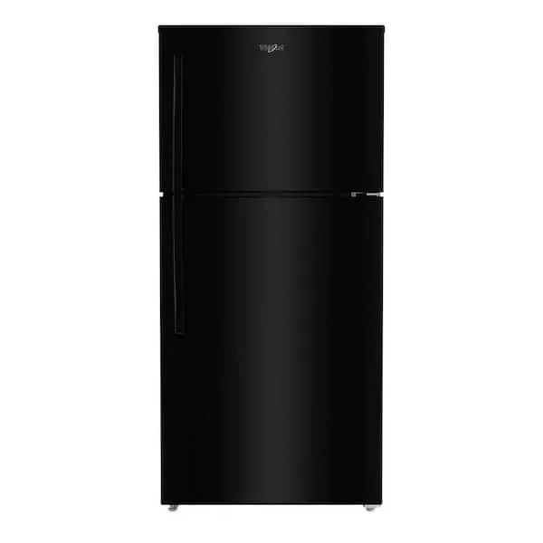 29.5 in. 19.3 cu. ft. Standard Depth Top Freezer Refrigerator in Black with Total Coverage Cooling, image 1 of 1