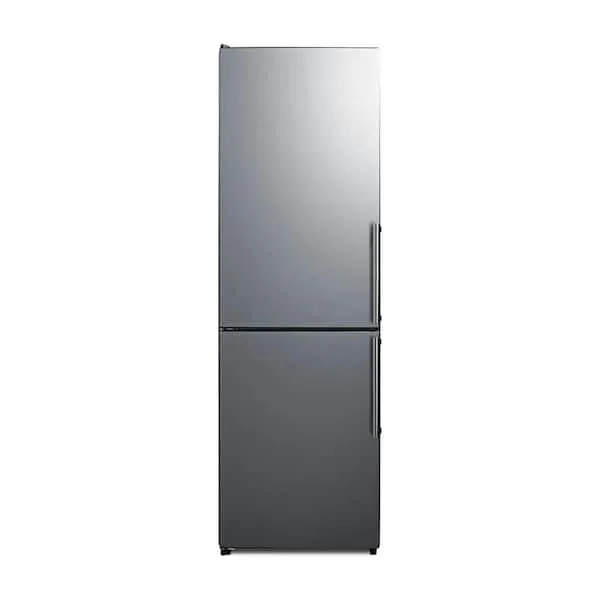 24 in. W 10.8 cu. ft. Bottom Freezer Refrigerator in Stainless Look, ENERGY STAR, image 1 of 8