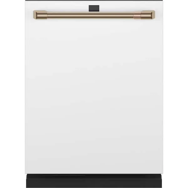 24 in. Built-In Top Control Matte White Dishwasher w/Stainless Steel Tub, 3rd Rack, 39 dBA, image 1 of 14