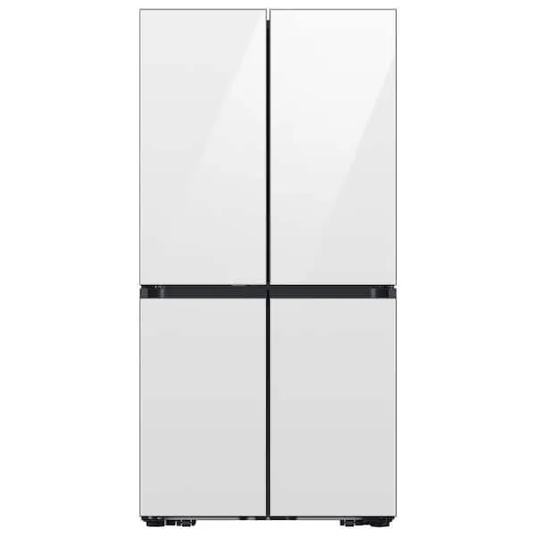 36 in. 22 cu. ft. Counter Depth 4-Door French Door Refrigerator in White with Zero Clearance Fit and Sphere Ice, image 1 of 15