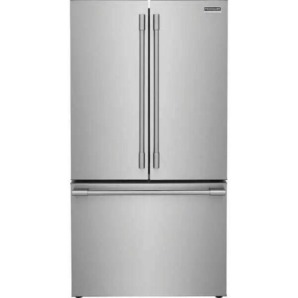 Professional 36 in. 23.3 cu. ft. Counter Depth French Door Refrigerator in Stainless Steel with Internal Water Dispenser, image 1 of 14