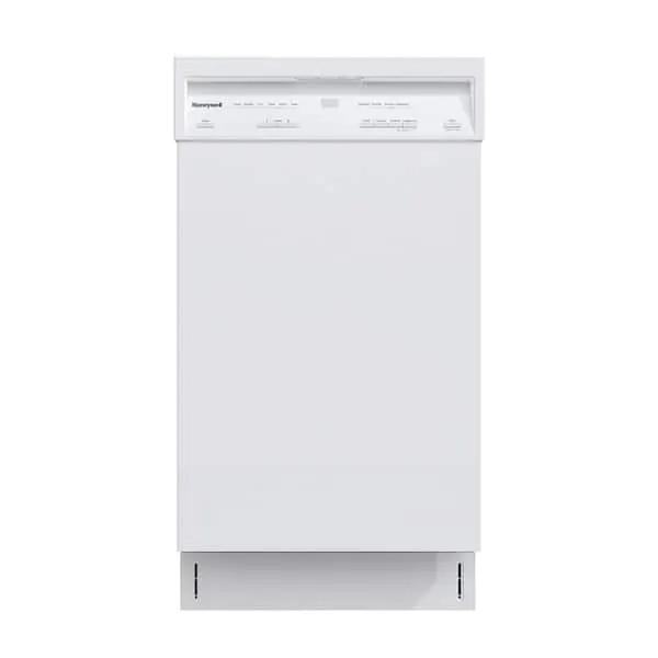 18 in. Dishwasher with 8 Place Settings, 6 Washing Programs, Stainless Steel Tub, UL/Energy Star-White, image 1 of 7