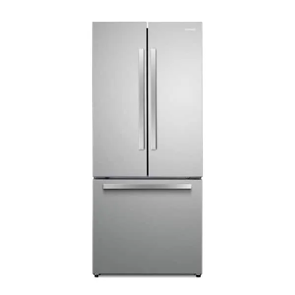 30 in. 17.5 cu. ft. Counter Depth 3-Door French Door Refrigerator with Freezer Drawer in Stainless Steel, image 1 of 11