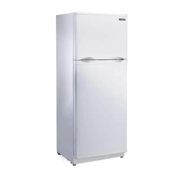 Off-Grid 24 in. 10.3 cu. ft. 290L Solar DC Top Freezer Refrigerator with Danfoss/Secop Compressor in White, image 1 of 5