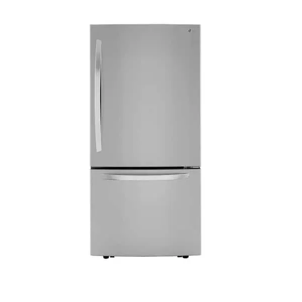 33 in. W 26 cu. ft. Bottom Freezer Refrigerator w/ Multi-Air Flow and Smart Cooling in PrintProof Stainless Steel, image 1 of 14