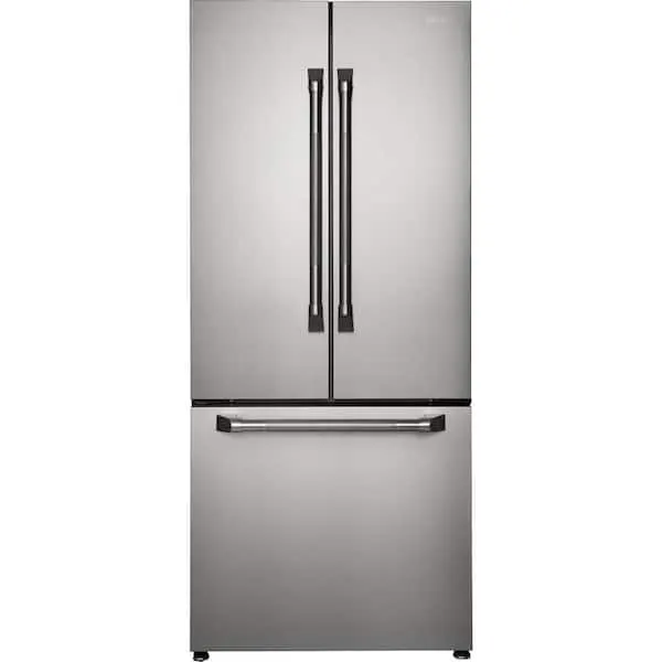 30 in. 17.5 cu. ft. Counter Depth French Door Refrigerator in Stainless Steel, image 1 of 8