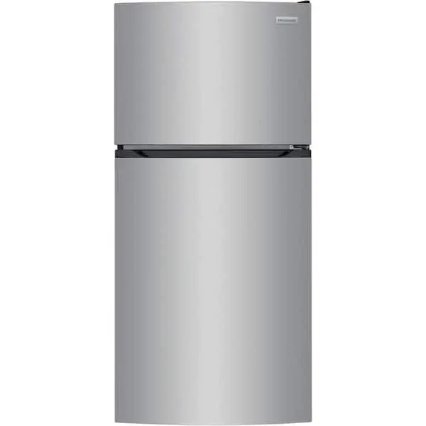 27.6 in. 14 cu. ft. Top Freezer Refrigerator in Fingerprint-Resistant Stainless Look, ENERGY STAR, image 1 of 14