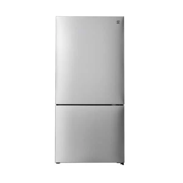 31 in. W, 17.8 cu. ft. Fingerprint-Resistant Stainless Steel Refrigerator with Bottom Freezer and Icemaker, image 1 of 15