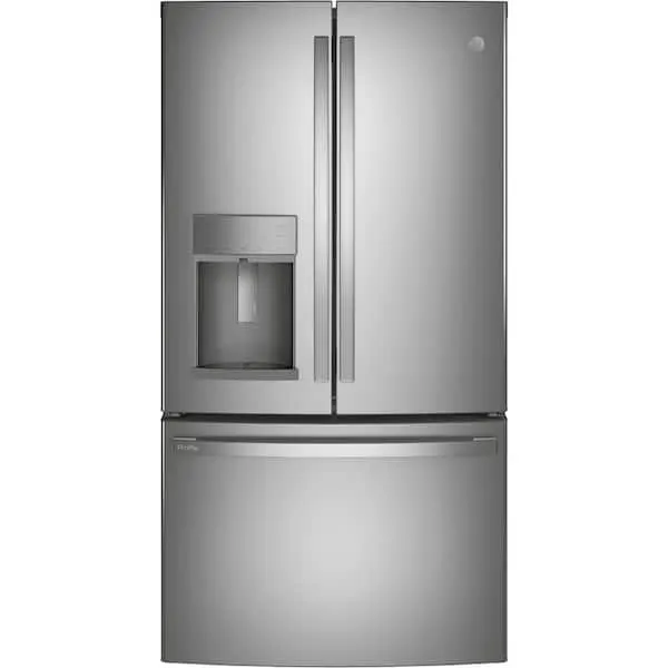 Profile 27.8 cu. ft. French Door Refrigerator with Hands-Free Autofill in Fingerprint Resistant Stainless Steel, image 1 of 15