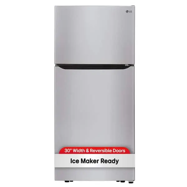 30 in. W 20 cu. ft. Top Freezer Refrigerator w/ Multi-Air Flow and Reversible Door in Stainless Steel,ENERGY STAR, image 1 of 14