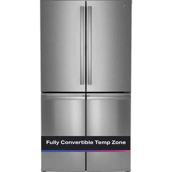 Profile 28 cu. ft Quad Door Bottom Freezer Refrigerator Fingerprint Resistant Stainless w/Dual-Dispense AutoFill Pitcher, image 1 of 13