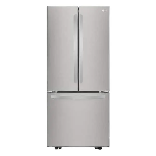 30 in. W 22 cu. ft. 3-Door French Door Refrigerator with Ice Maker in Stainless Steel, image 1 of 14
