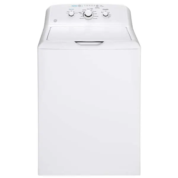 4.0 cu. ft. Top Load Washer in White with Stainless Steel Basket, Heavy-Duty Agitator and Water Level Control, image 1 of 12