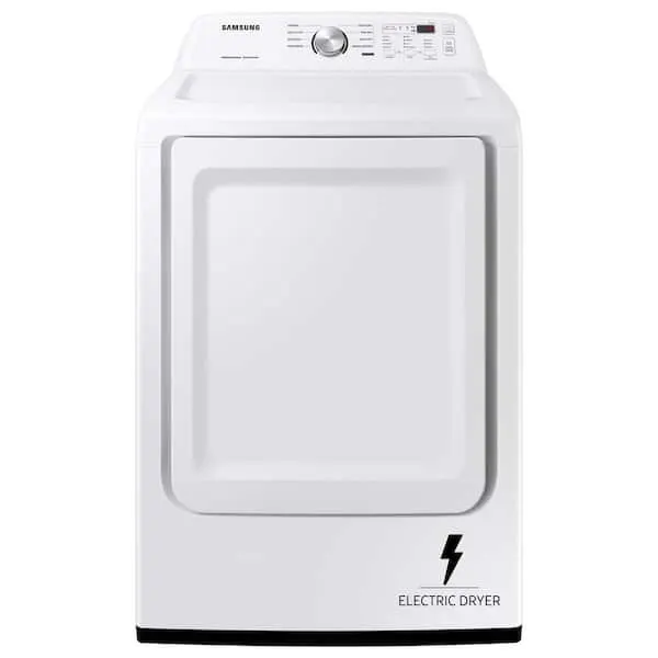 7.2 cu. ft. Vented Electric Dryer in White with Sensor Dry, image 1 of 11