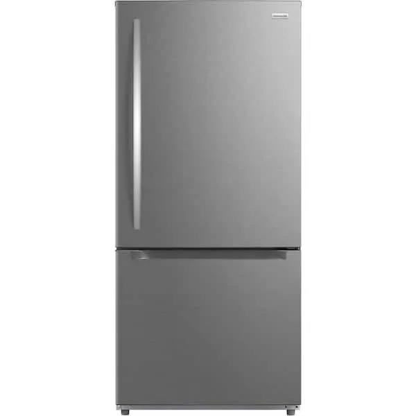 30 in. 19 Cu. Ft. Standard-Depth Garage Ready Bottom Freezer Refrigerator in Smudge-Proof Stainless Steel, Energy Star, image 1 of 8