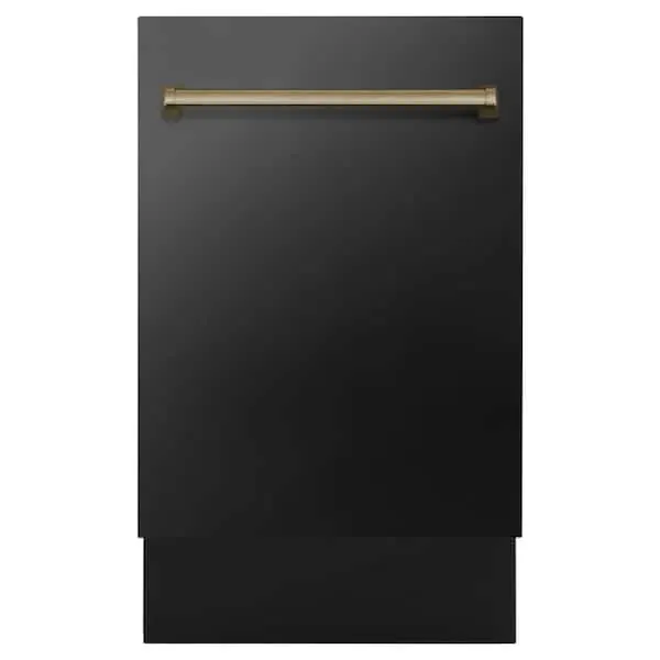 Autograph Edition 18 in. Top Control 8-Cycle Tall Tub Dishwasher 3rd Rack in Black Stainless Steel & Champagne Bronze, image 1 of 11