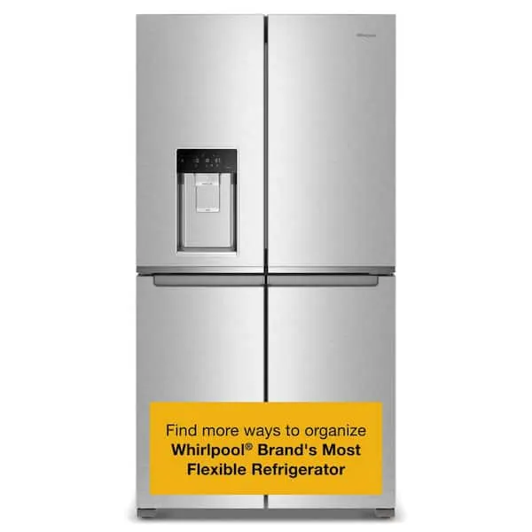 36 in. 19.2 cu. ft. Counter Depth French Door Refrigerator in Fingerprint Resistant Stainless Steel, image 1 of 14