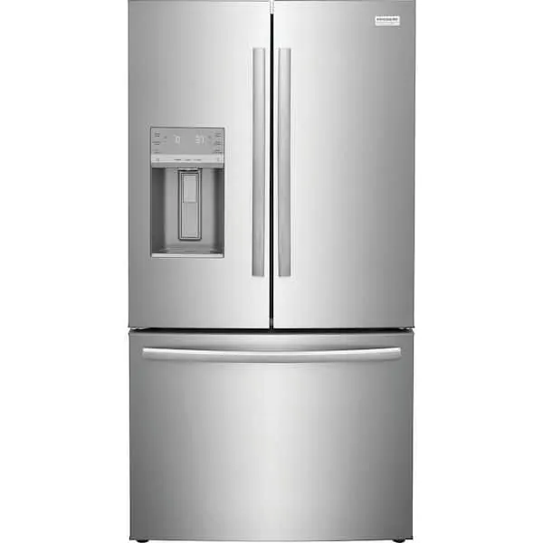 Gallery 36 in. 28 cu. ft. Standard Depth French Door Refrigerator in Smudge-Proof Stainless Steel with Dual Ice Maker, image 1 of 14