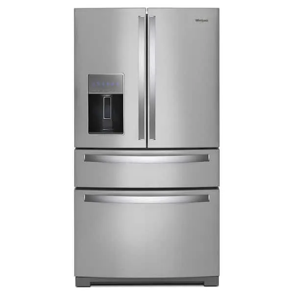 36 in. 26 cu. ft. Standard Depth French Door Refrigerator in Fingerprint Resistant Stainless Steel with Triple Crisper, image 1 of 15