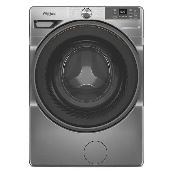4.5 cu. ft. Stackable Front Load Washer in Radiant Silver with FreshFlow Vent System, image 1 of 12