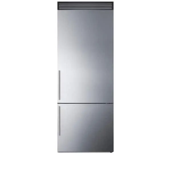 28 in. 14.6 cu. ft. Bottom Freezer Refrigerator in Stainless Steel, Counter Depth, image 1 of 8