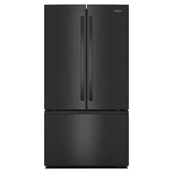 36 in. 31 cu. ft. Standard Depth French Door Refrigerator in Black with Interior Water Dispenser, image 1 of 11