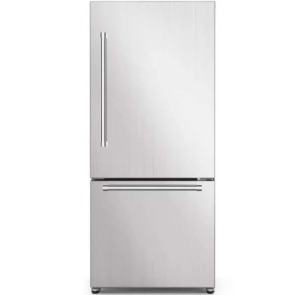 31.5 in. 18 cu. ft. Counter Depth French Door Refrigerator with Ice Maker, LCD Display in Silver, image 1 of 10