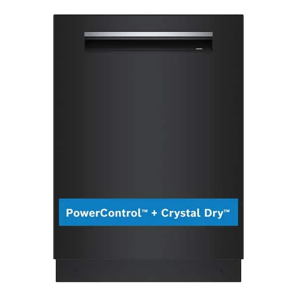 800 Series 24 in. Black Top Control Tall Tub Pocket Handle Dishwasher with Stainless Steel Tub, Quietest 42 dBA, image 1 of 14