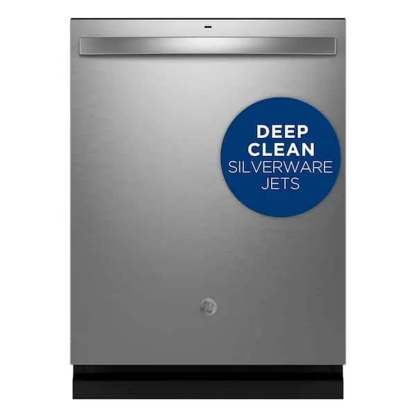 24 in. Fingerprint Resistant Stainless Top Control Built-In Tall Tub Dishwasher with 3rd Rack, Bottle Jets, 45 dBA, image 1 of 15