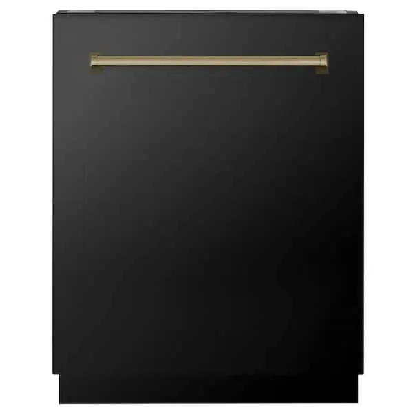 Autograph Edition 24 in. Top Control 8-Cycle Tall Tub Dishwasher w/ 3rd Rack in Black Stainless Steel & Champagne Bronze, image 1 of 12