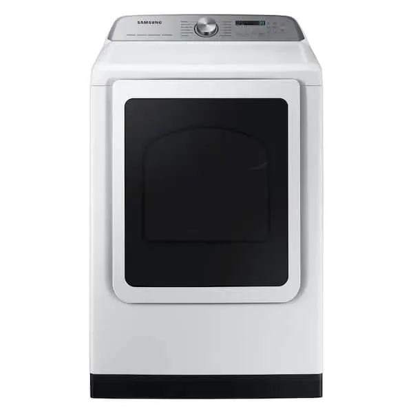 7.4 cu. ft. Vented Smart Electric Dryer with Steam Sanitize Plus in White, image 1 of 10