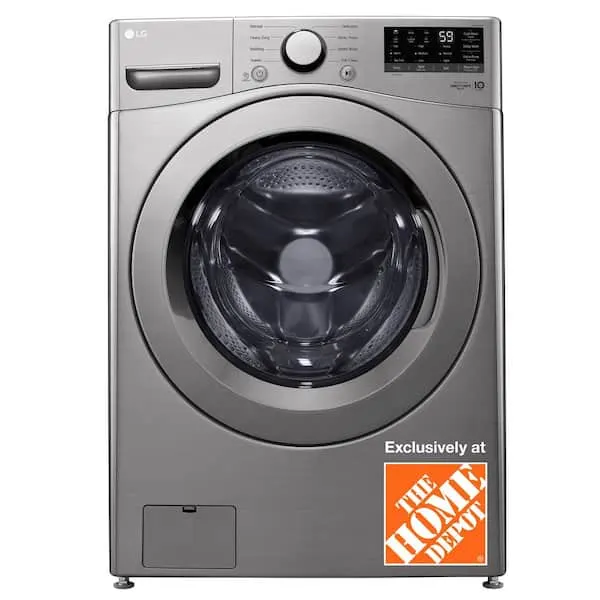 4.5 cu. ft. Ultra Large Capacity Stackable Front Load Washer with Coldwash and 6 Motion Technology in Graphite Steel, image 1 of 15
