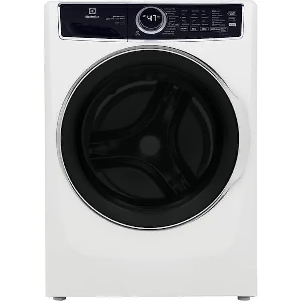 27 in. W 4.5 cu. ft. Front Load Washer with SmartBoost, LuxCare Plus Wash System, Perfect Steam, ENERGY STAR in White, image 1 of 16