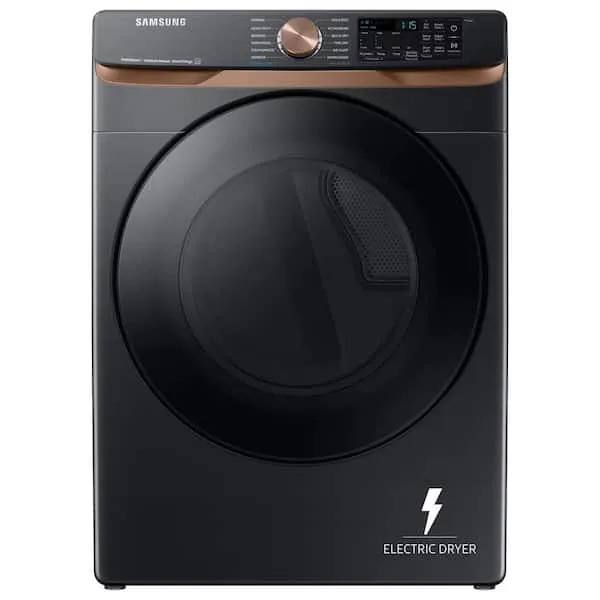 7.5 cu. ft. Vented Smart Electric Dryer in Brushed Black with Steam Sanitize+ and Sensor Dry, image 1 of 14