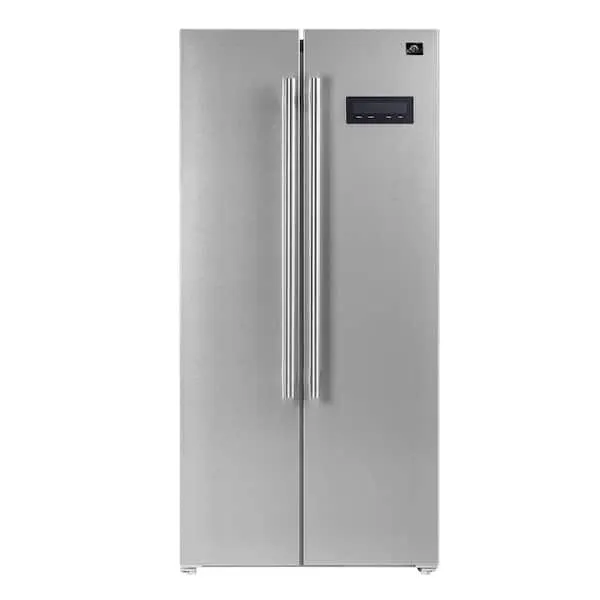 Salerno 33 in. Side by side built-in refrigerator 15.6 cu ft Stainless Steel Color, image 1 of 15