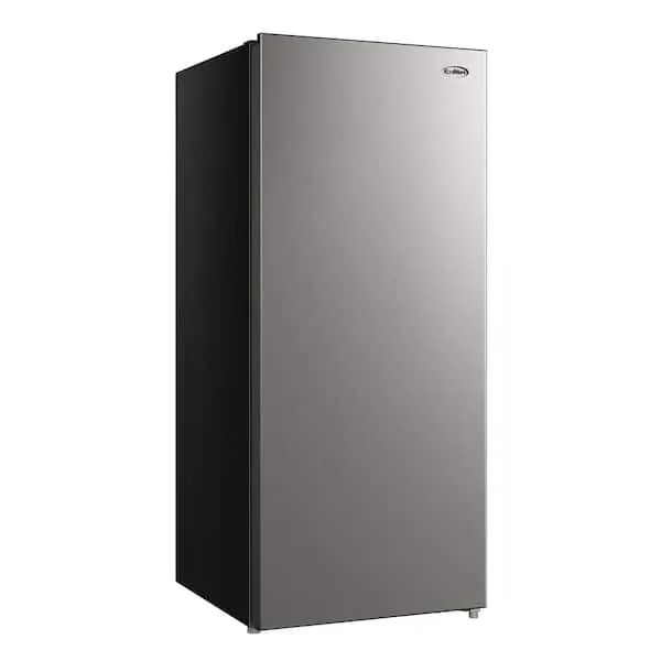 7 Cu. Ft. Convertible Upright Manual Defrost Freezer/Refrigerator in Stainless Steel Garage Ready, image 1 of 10