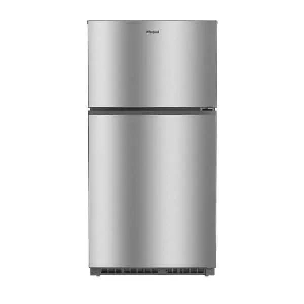 32 in. 21 cu. ft. Freestanding Top Freezer Refrigerator in Fingerprint-Resistant Stainless with Total Coverage Cooling, image 1 of 2