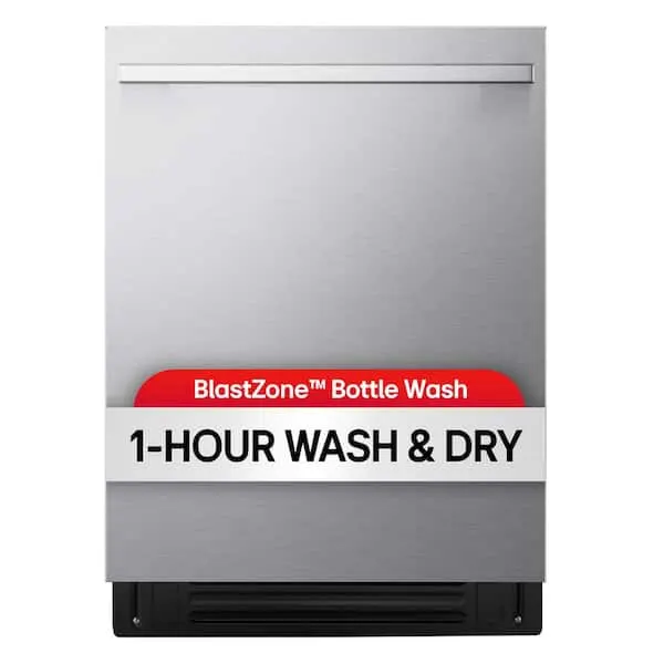 STUDIO 24 in. Smart Top Control 39 dBA Dishwasher with 1-Hour Wash and Dry, TrueSteam and in PrintProof Stainless Steel, image 1 of 14