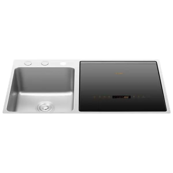 VersaWash 18 in. 3-in-1 In-Sink Dishwasher and Produce Cleaner with 15-minute Wash Cycle - Right Side in Black, image 1 of 15