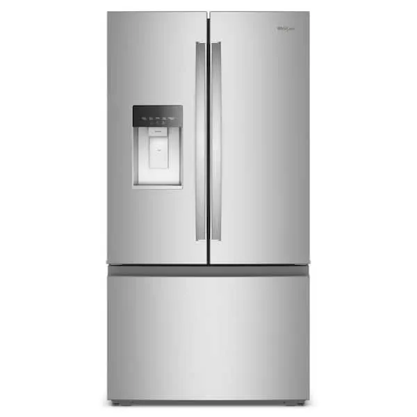 36 in. 23.4 cu. ft. Counter Depth French Door Refrigerator in Fingerprint-Resistant Stainless Finish with EasyReach Zone, image 1 of 12