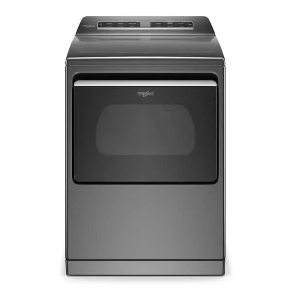 7.4 cu. ft. Smart Vented Electric Dryer in Chrome Shadow, image 1 of 11