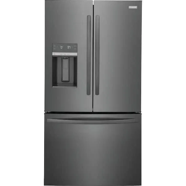 28 Cu. Ft. Standard Depth French Door Refrigerator in Black Stainless Steel, ENERGY STAR, image 1 of 14