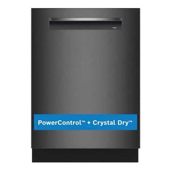 800 Series 24 in. Black Stainless Steel Top Control Tall Tub Pocket Handle Dishwasher with Stainless Steel Tub, 42 dBA, image 1 of 14